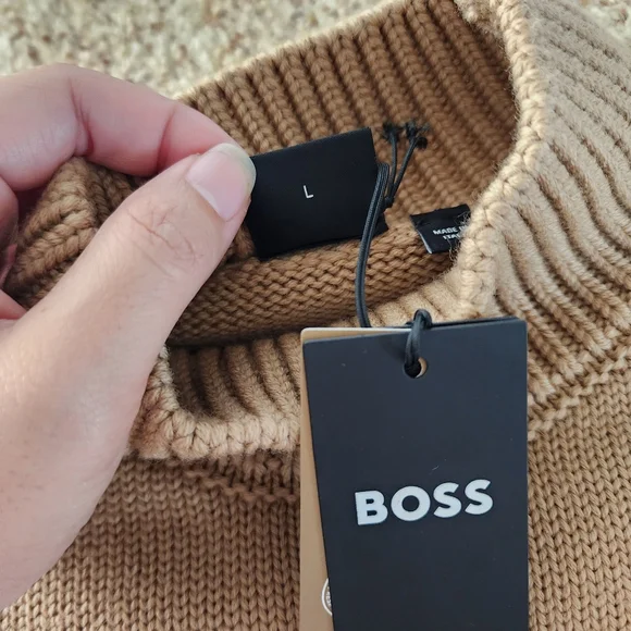 Hugo Boss Wool Signature Stripe Sweater